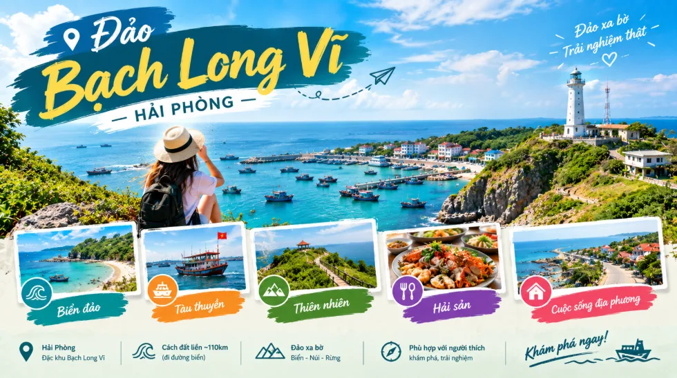 Đảo Bạch Long Vĩ: Khám phá hòn đảo xa bờ giữa Vịnh Bắc Bộ