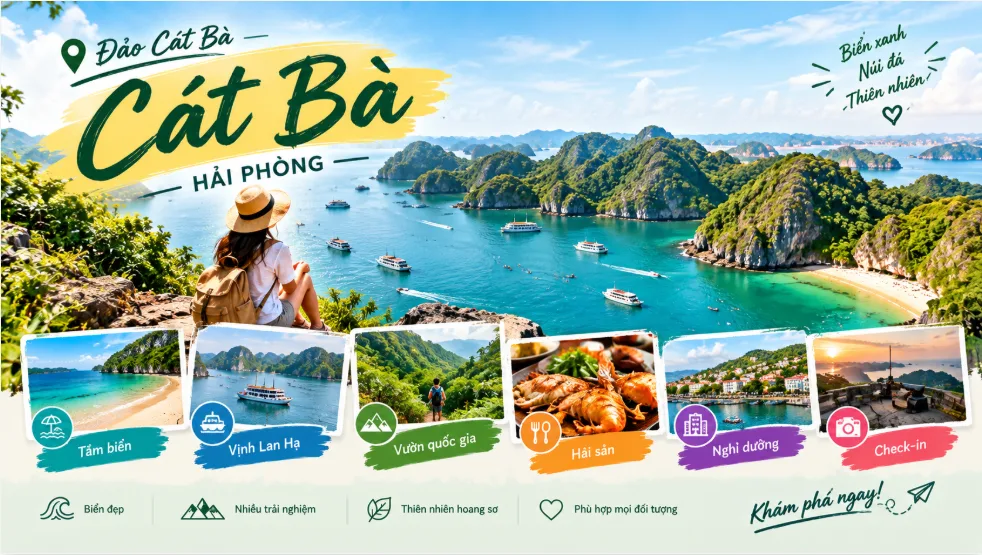 Đảo Cát Bà: Khám phá đảo biển nổi tiếng của Hải Phòng